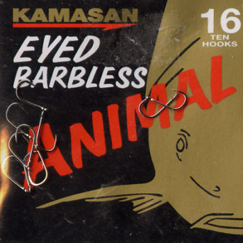 Kamasan Animal Eyed Barbless Hook Size 16