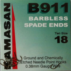 KAMASAN B911 SPADE END BARBLESS HOOKS SIZE 14