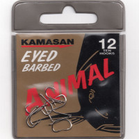 Kamasan Animal Eyed Barbed Hook Size 12