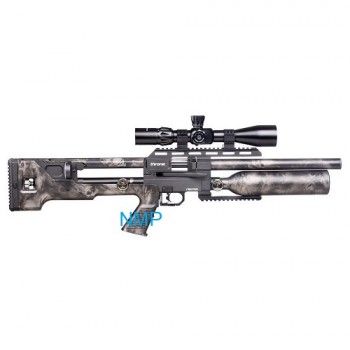 Reximex Ixia .22 calibre Multishot PCP Air Rifle Synthetic SKULL stock 12 shot